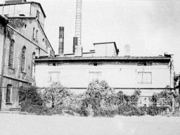 Budynek kadry kierowniczej wewnątrz cukrowni lata pięćdziesiąte